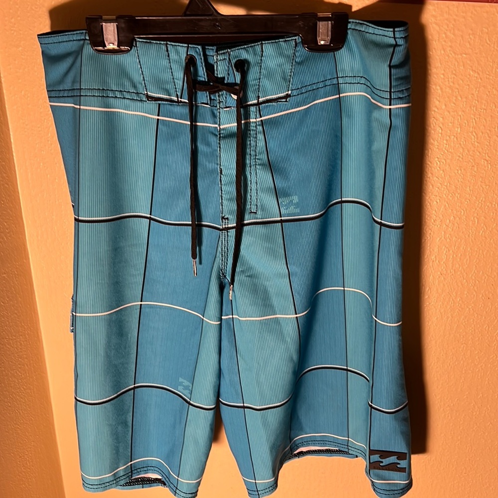 Billabong Mens Recycler Boardshorts Color Blue Size Waist 31” Outseam 21”